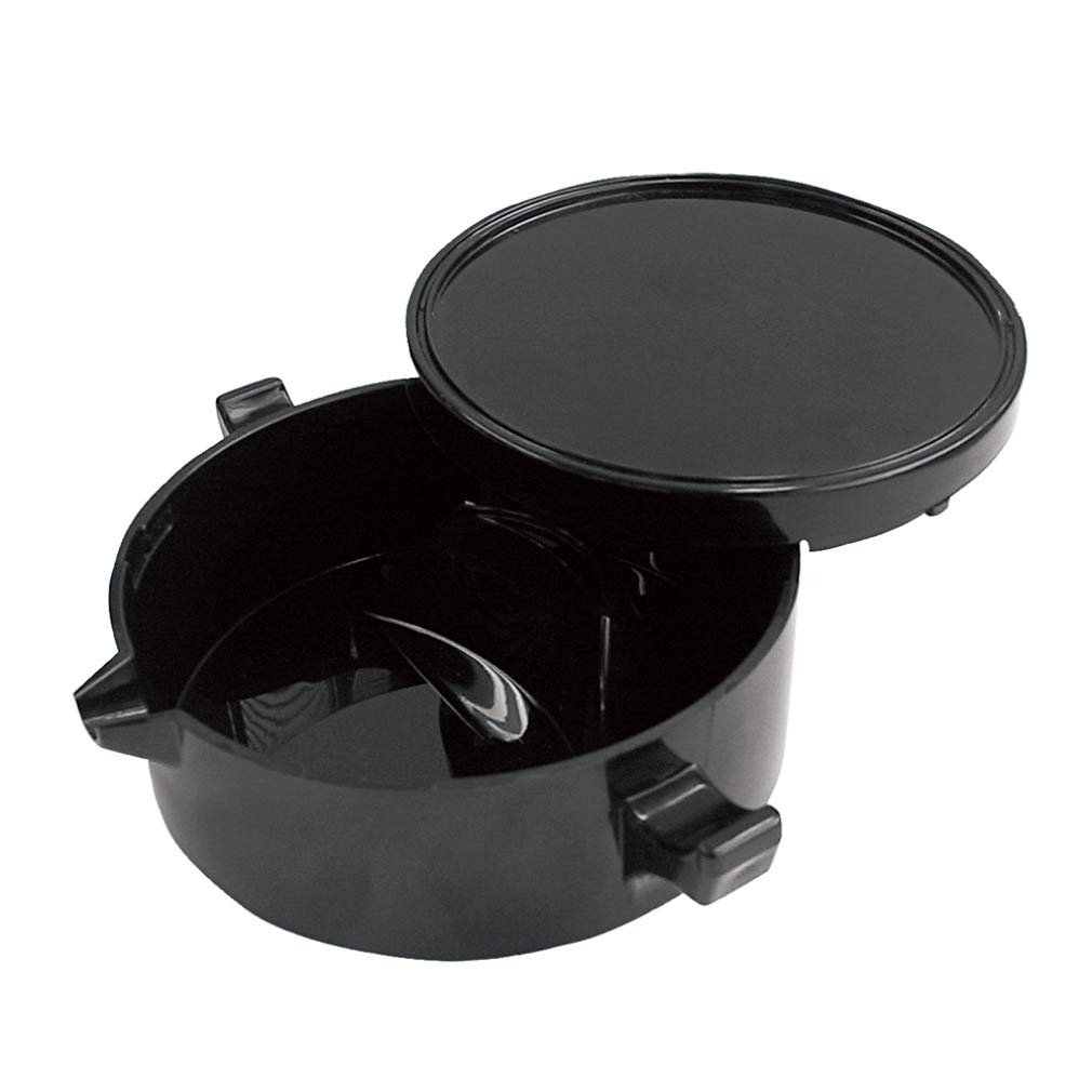 Akashiya Sumiike Round Inkstone for Calligraphy and Face Paint, AG-03 чёрный