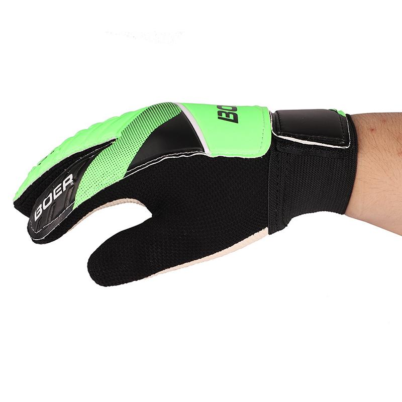 Full Finger Goalie Gloves Kids Boys Girls Rubber Anti Slip Wrist Wrap Soccer Football Apparel Accessories For Goalkeeper