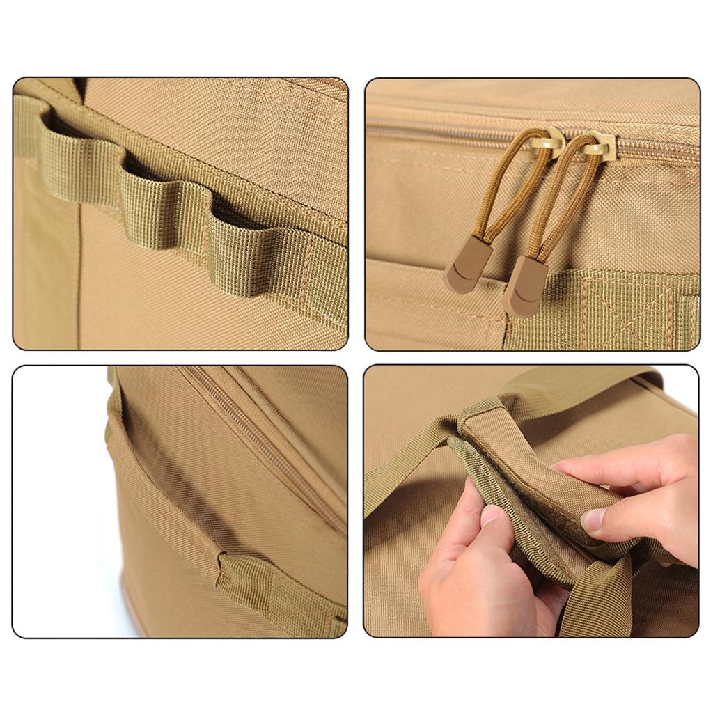 Outdoor Camping Cookware Storage Bag Camping Kitchen Barbecue Tableware Tools Bag Picnics Oven Bag Luggages Storage Bag