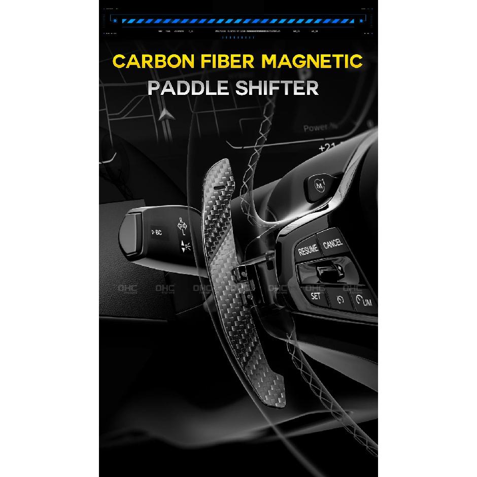 Carbon Fiber Magnetic Paddle Shifters For Volkswagen VW Golf 8 MK8 GTI R R Line 2021 2022 2023 2024 2025