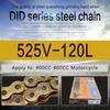 Motorcycle Chain Oil Seal Chain DID O-Ring 520 525 530 428 Chains 120 136 Links for Yamaha Kawasaki Suzuki for ATV for Dirt Bike