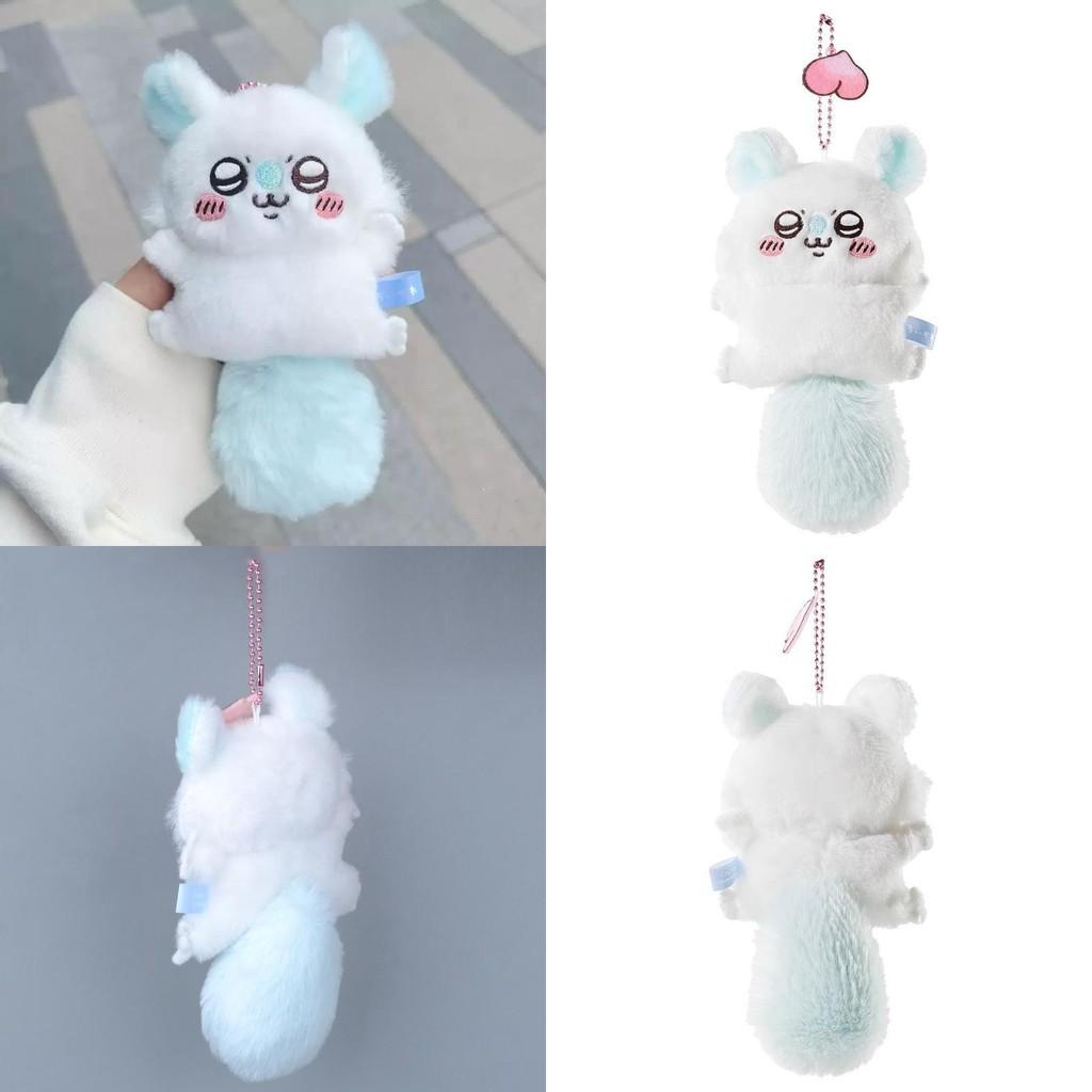 Bear Cute Plush Pendant With Peach Heart Flying Squirrel Design For Gift Girl
