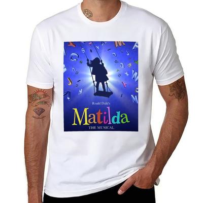 Matilda de Musical ABC T-shirt grappige t-shirts man t-shirt man designer T-shirt