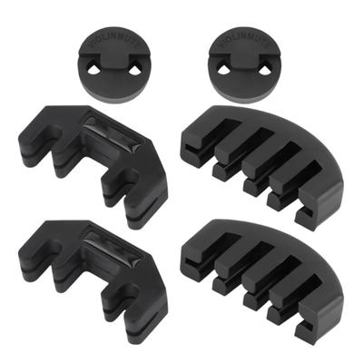 Rubber Violin Practice Mutes Rubber Sound Dampener Claws Style Violin Practice Mutes for Home Use Quick Installation