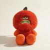 Plush Soft Monster Peach Fruit Toy With Pp Cotton For Bedroom Decor And Gifts