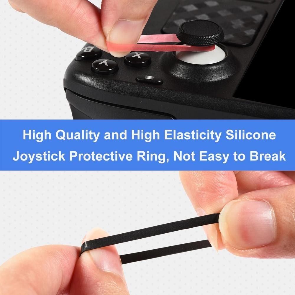 Silicone Silicone Protective Ring Reduce Noise Rubber Joystick Ring  For Steam Game Joystick