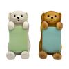 Dog Memo Pad Dispenser Resin Cute Dog Desktop Stick Note Holder for School Home Office Desk Accessories