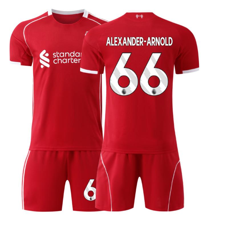 2 Liverpool domácí č.. 1 dres Salah Wirtz Isaac fotbalový dres sada pánská 2 Rota