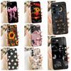 Per Realme C83 C100 Custodia per Telefono Floreale Margherita Estetica Luna Notte Modello Fiocco Funda Copertura Posteriore in Silicone Morbido Opaco Realme P4 Lite