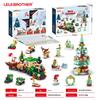 Santa Claus Holiday Jigsaw Puzzle Building Blocks - Lego-Compatible Toy for Kids