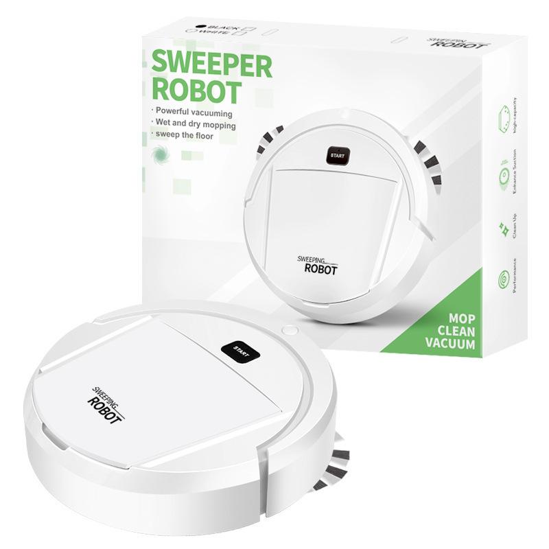 

3-in-1 Silent Smart Robot Vacuum: Sweep, Mop, & Suction Dust Remover with USB Charging Standard Package