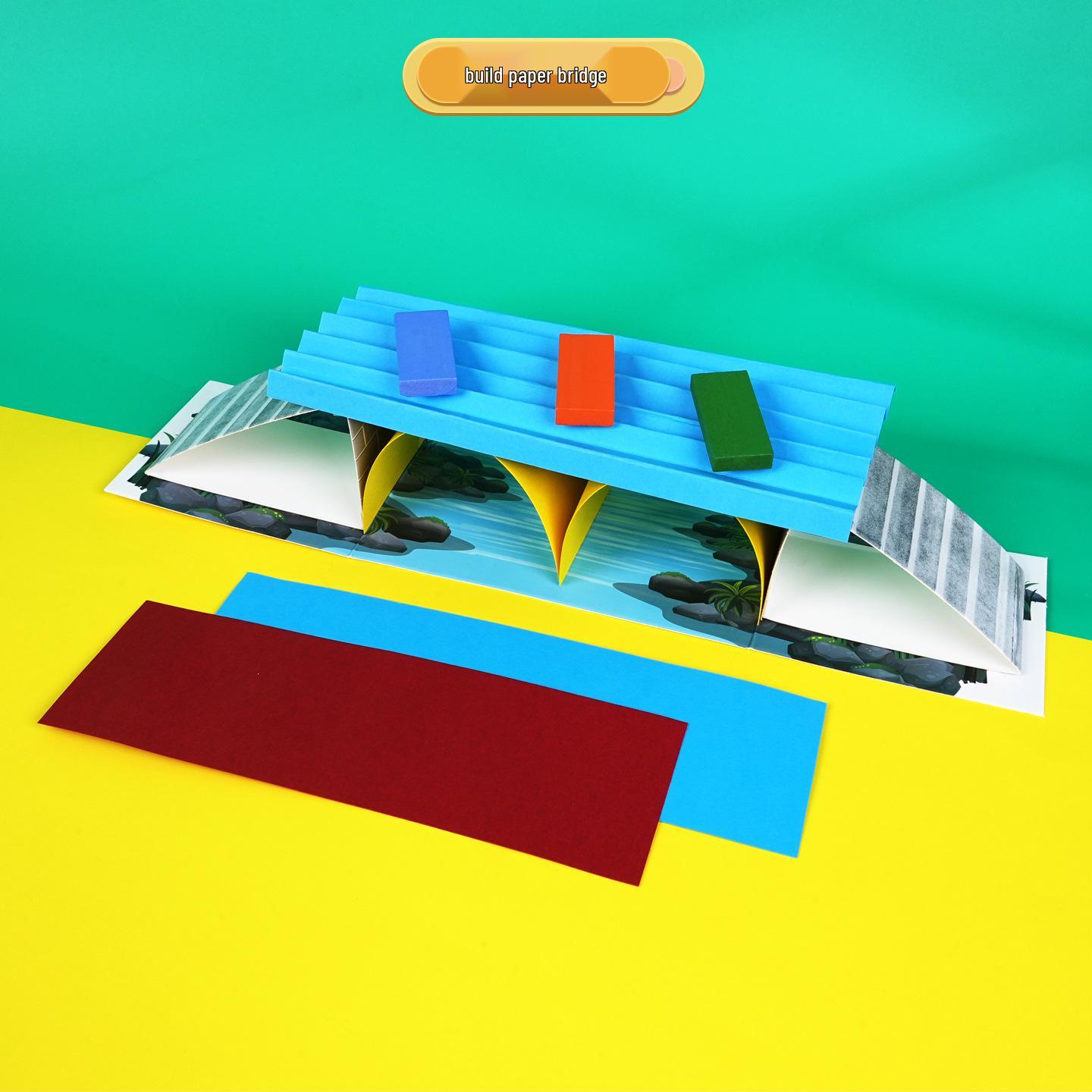 DIY Handmade Paper Bridge Kit: Educational STEAM Science Experiment