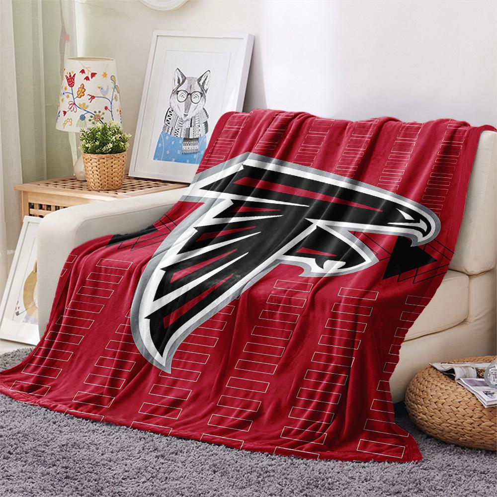 Atlanta Falcons Print Flannel Blanket, High quality Comfortable for All Seasons, Home Decor, Warmth and Comfort, Perfect for Christmas Gifts