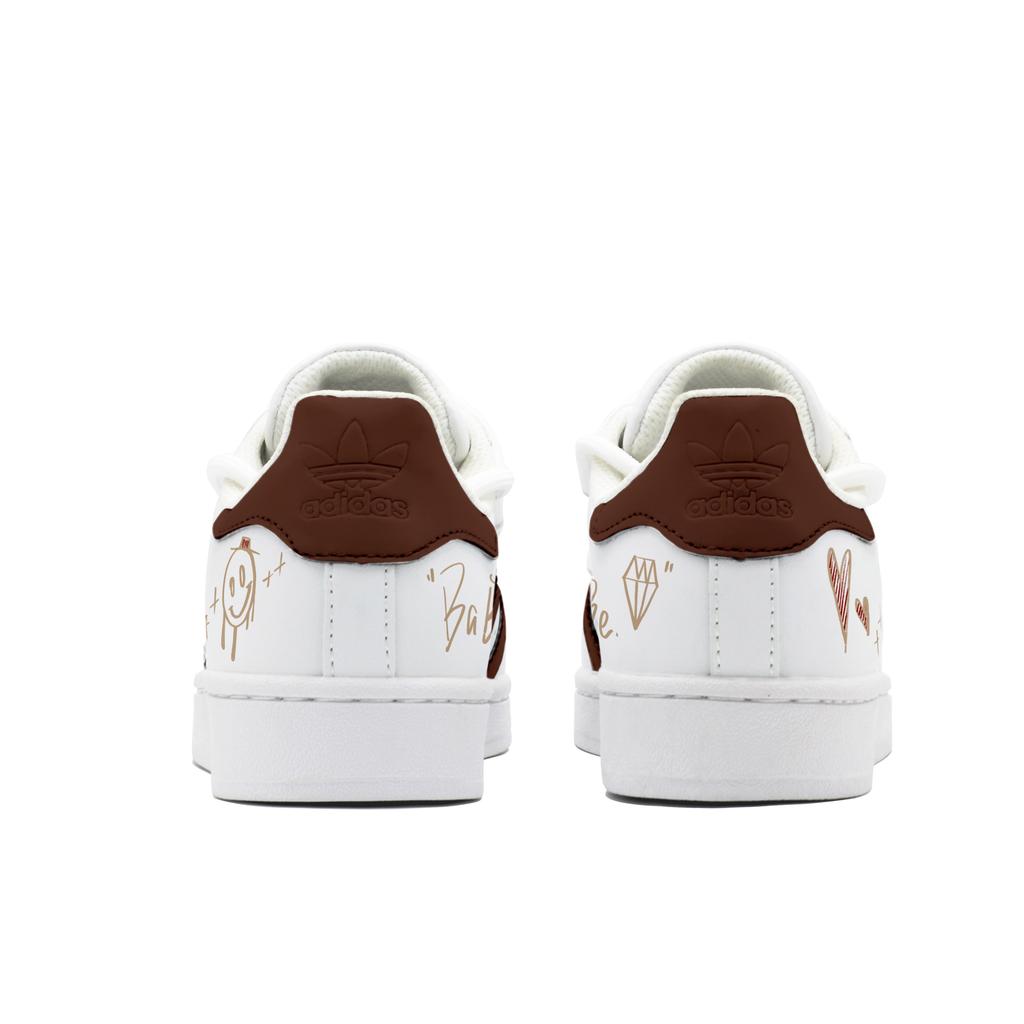 adidas Originals SUPERSTAR Antidérapant Résistant à l'abrasion Antidérapant Résistant à l'abrasion Basse top Chaussures de Skateboard EG4958(Équipe403-)