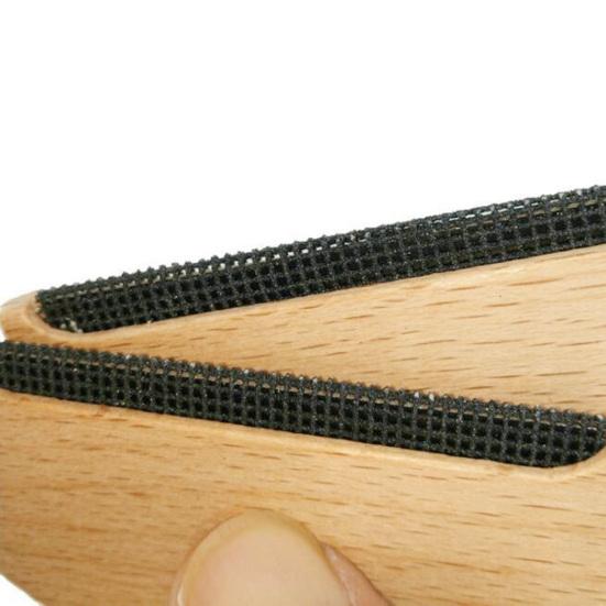 Kašmírový hřeben Dřevěný Odstraňovač žmolků z vlněných svetrů Vlna Žmolkování Škrabka Vlákna na oblečení Lint