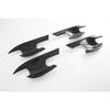Carbon Fiber Look Door Handle Bowl Cover Trim For - Honda Civic Sedan