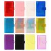 A6/A5 Macaron Laser Glitzer Farbe PU Leder DIY Ordner Notizbuchhülle Tagebuch Agenda Planer Papierhülle Schulbedarf