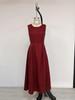European & American Women's Elegant Solid Color Long Dress - New Fashion, Sophisticated Style.