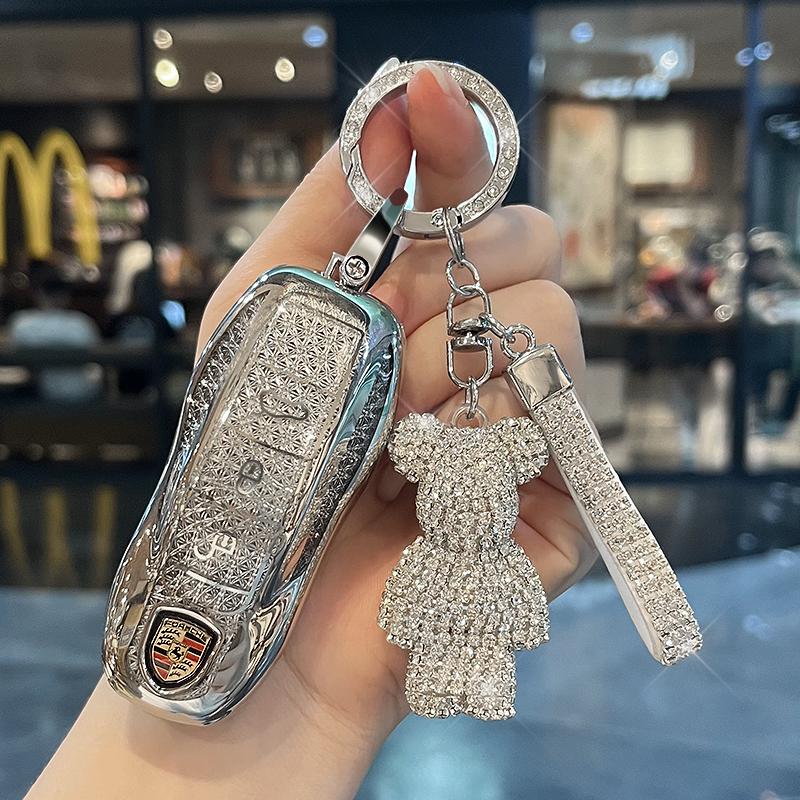 Univerzální pouzdro na klíče Porsche pro Macan, 718, Cayenne, Panamera, 911, Taycan - Unisex design