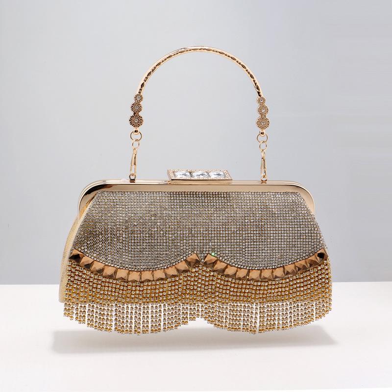 2022 Trendy Pearl Banquet Bag: Bridal Clutch & Crossbody Handbag