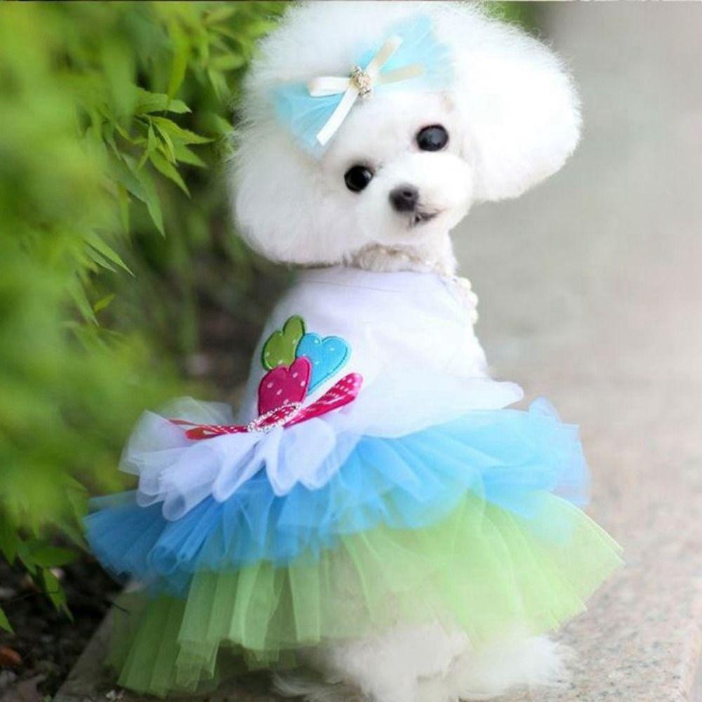 Breathable Pet  Princess Dress Soft Pet Skirt Fashion Sweet Dog Skirt  Pet Supplies