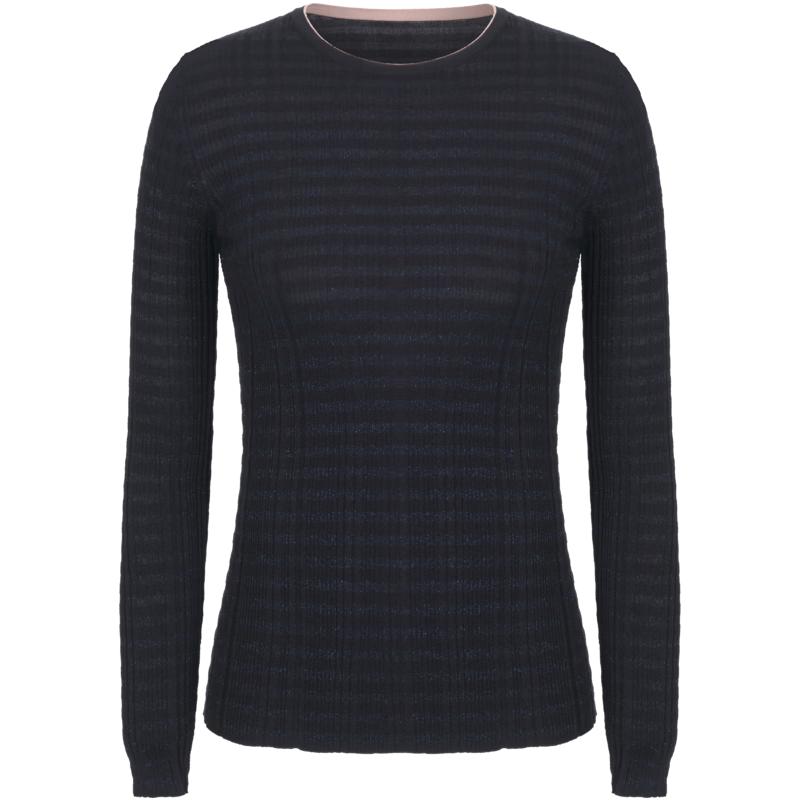 PORTS Women s Knit Long-Sleeve Round Neck Pullover M