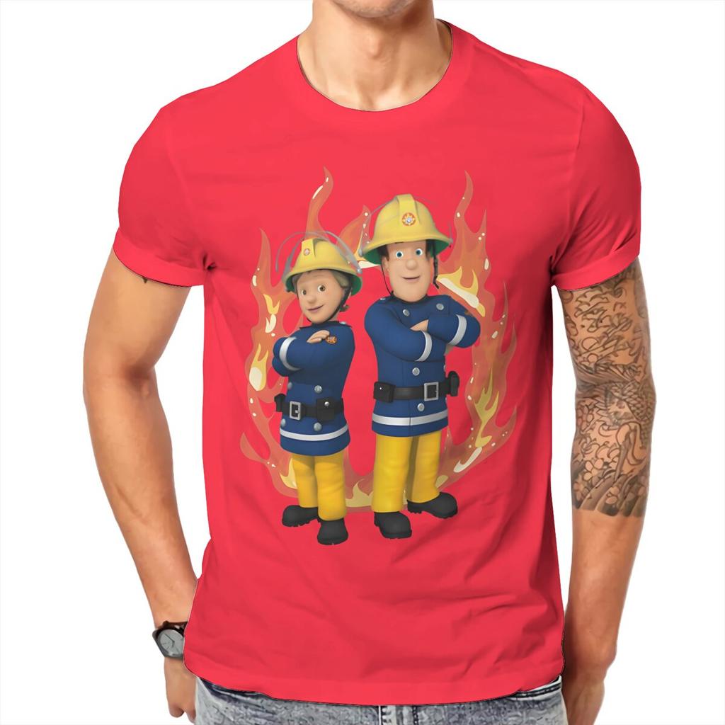 Fireunisex Sam Anime Wallace And Gromit Tshirt Graphic Unisex Tops Vintage Alternative Summer Cotton Clothes Harajuku T Shirt