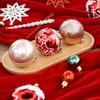 Weihnachtsdekorationen, Bemaltes Weihnachtskugel-Set, Weihnachtsbaum-Anhänger, 45 Stück, Weihnachtsbaumschmuck