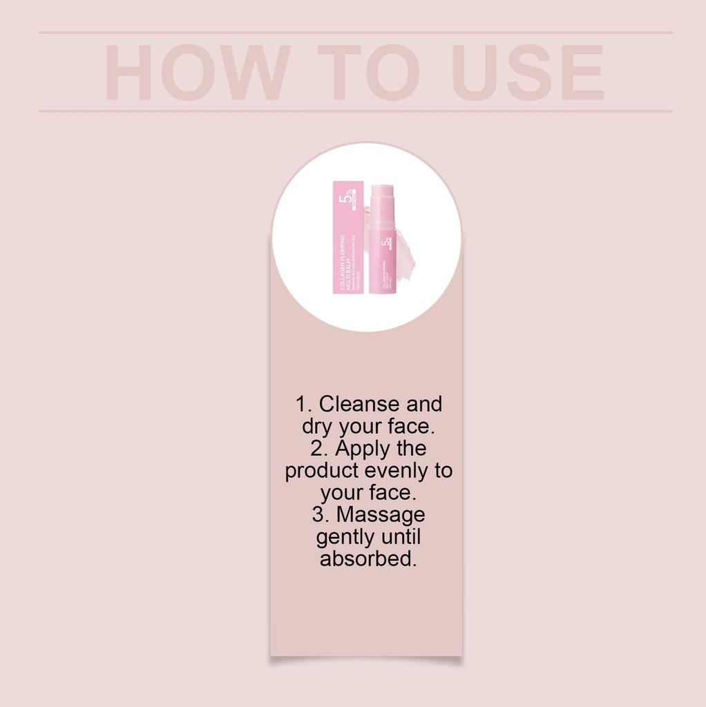 Pink light moisturizing stick moisturizes, hydrates, and cares for dry facial and neck skin, giving it a delicate, smooth, and plump texture.