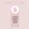 Pink light moisturizing stick moisturizes, hydrates, and cares for dry facial and neck skin, giving it a delicate, smooth, and plump texture.