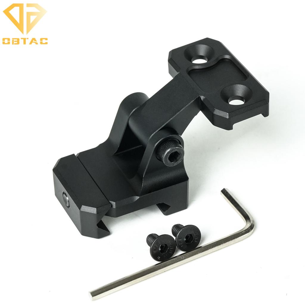 Flashlight Multi-angle Flip Mount Bracket Tactical Scout Light Mount Base For 20MM Picatinny/ Mlok Rail Hunting Lamp Accessories