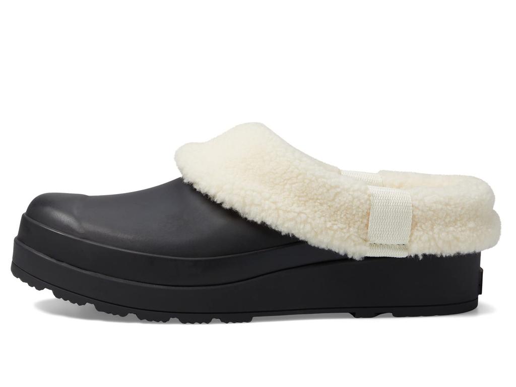 Hunter Play Vegan Shearling Insulated Clogs Size 2E Women's WFF1000RSP, 23.0 Cm,