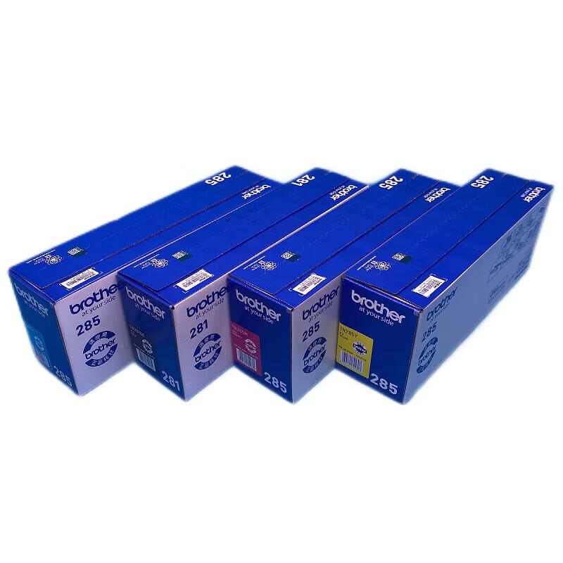 Brother TN281BK TN285CMY 4-Color Original Toner Set