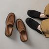 Fashion NEW Autumn/Spring Women Loafers Genuine Leather Shoes for Women Round Toe Chunky Heel Women Pumps Platform Shoes