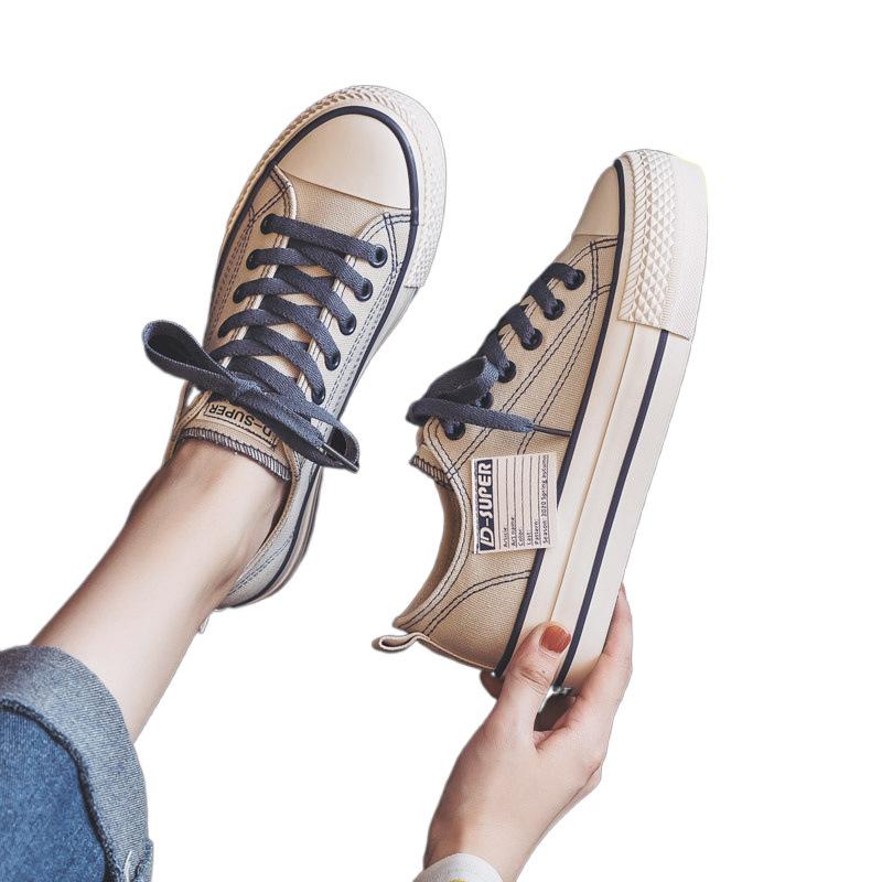 Autumn platform canvas shoes new niche student sports shoes board shoes