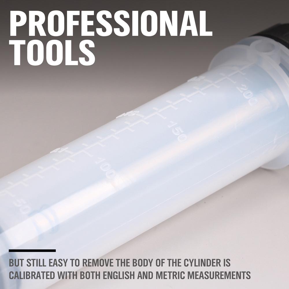 1 Conjunto Extrator de Fluido de Óleo de Carro 200CC Automotivo Combustível Líquido de Freio Extração Bomba de Enchimento