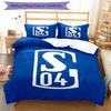 3pcs Football Team (48) Design Cover Set - HD Printed Bedding with 1 Cover and 2 Pillowcases - Perfect for Home and Dorm Decor