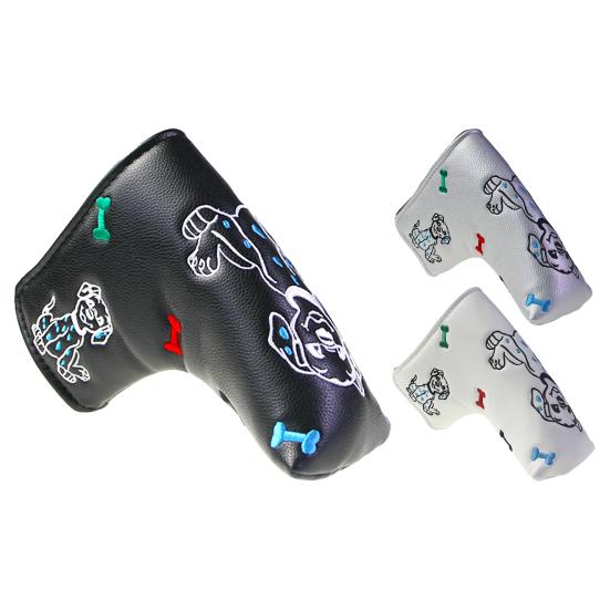 Golf Head Cover Dust-proof Water-proof Accessory Dog Bone Golf Mallet Putter Head Covers for Outdoor
