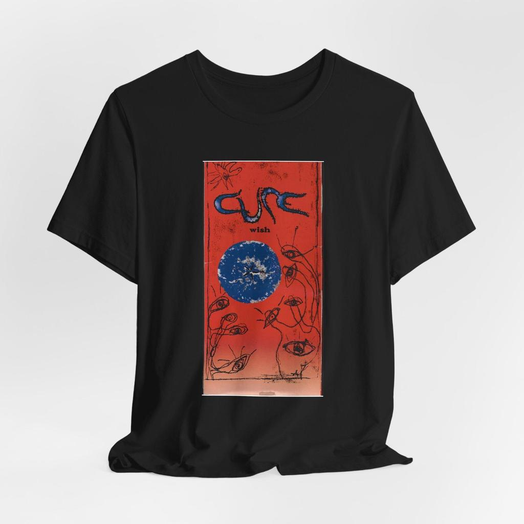 The Cure Wish Album T-Shirt, 90s Alternative Rock Band Tee, Unisex Goth Shirt