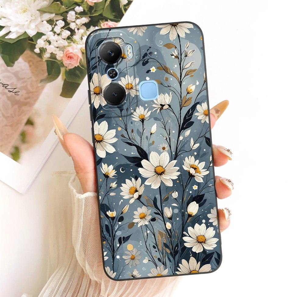 For Infinix X668C Phone Case For Infinix Hot 12 Pro Cover Silicone Cute Cat Fashion Funny Painted Casing For Inifnix Hot 12 Pro