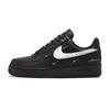 Scarpe da Skateboard Nike Air Force 1 Resistenti all'Abrasione Basse Unisex Nero Argento HQ1180-001(Team162-)