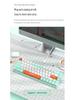 Kabelgebundene mechanische Gaming-Tastatur mit 68 Tasten und RGB-Tri-Mode-Tastatur und russischer Dichtung