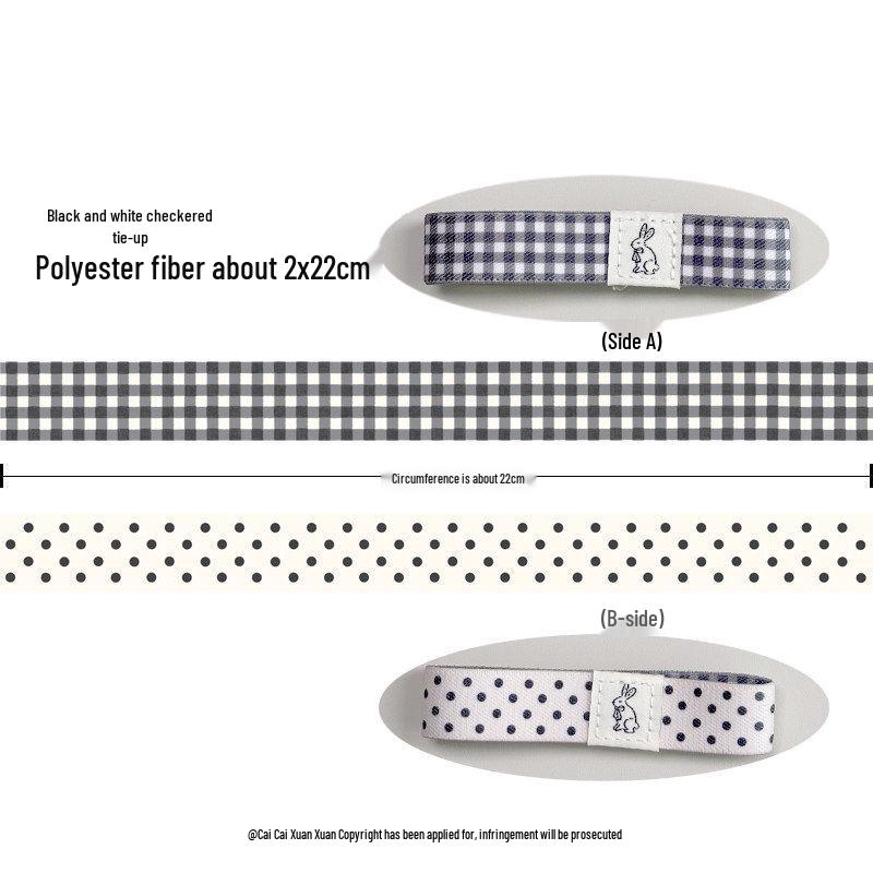 CaiCaiXuanXuan Double-Sided A6PM5A7 Notebook Strap - Salt-Style Explosion-Proof Design