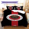 Gençlerbirliği Pattern Bedding Set Quilt Cover Pillowcase Home Decor Gift (1 * Duvet Cover + 2 * Pillowcase, Without Core)