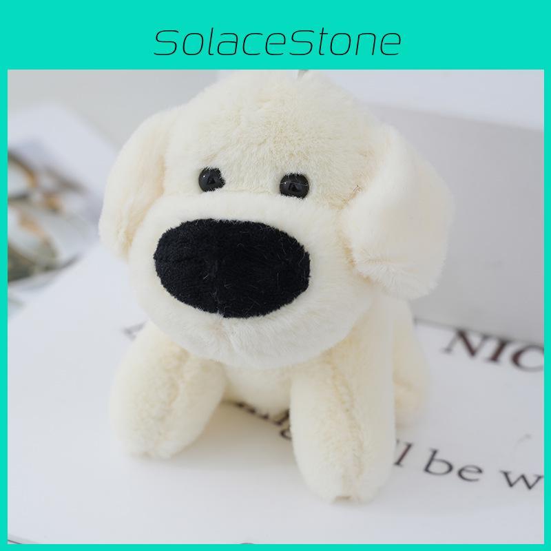 Fluffy Adorable Dog Keychain Kawaii Plush Stuffed Animal Bag Charm