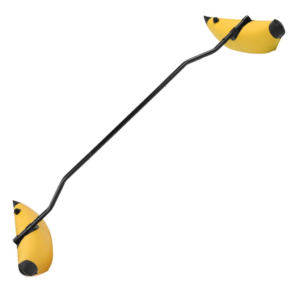 Inflatable Kayak Stabilizer PVC Canoe Outrigger Kit Floating Balancing Boat AccessoryYellow
