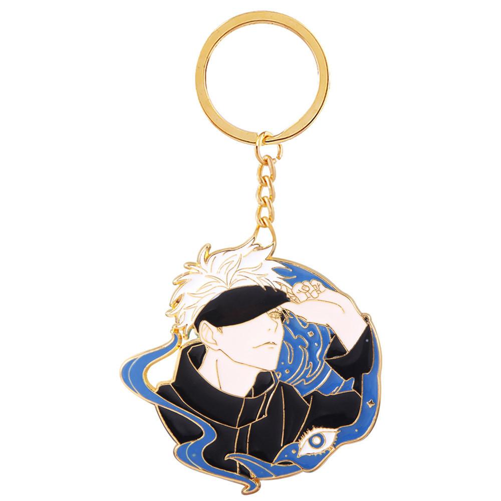

Jujutsu Kaisen Metal Keychain With Cartoon Design For Gifts And Collectors Style A
