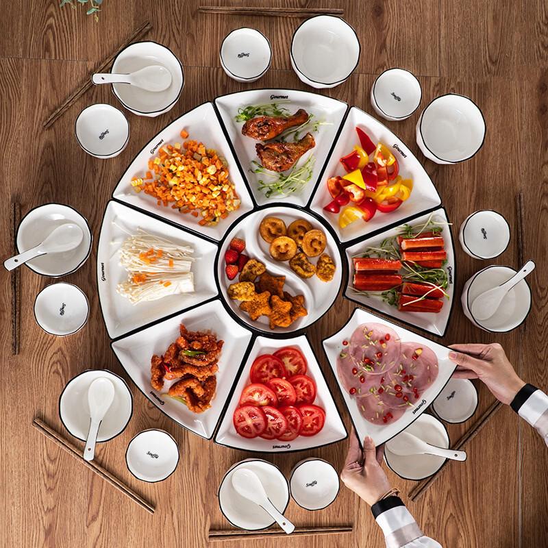 Zhishi Ceramic Reunion Dinner Set