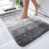 Gradient Stripes Imitation Cashmere Bathroom Floor Mats Anti-Slip Wear-Resistant Bathroom Mats Home Decoration