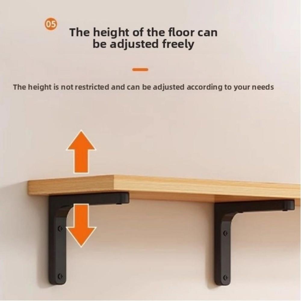 Wall-Mounted Shelf Storage Hanging Extra-thick Wood Wood Board Bracket Easy To Install Space-Saving Storage Rack